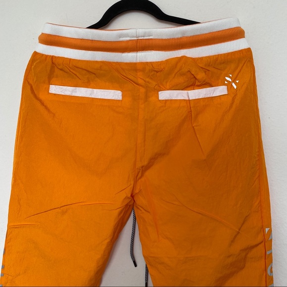 Stonevale Men Orange Reflective Track Pants - Picture 6 of 7